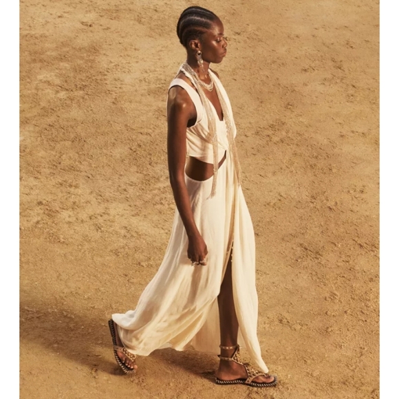 Zara Limited Edition Contrasting Dress - Picture 4 of 8